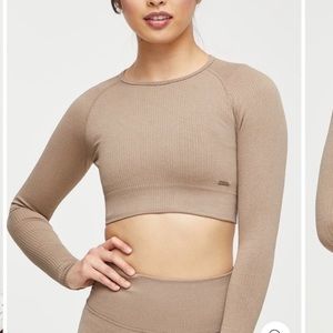 Lilias Active Long Sleeve Ribbed Top